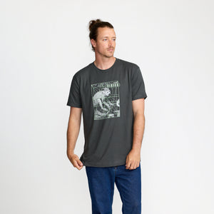 Pixies Monkey Grid Tee front print; official Pixies merch by TSURT