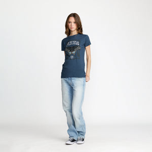 Pixies Polyxenes 2023 Tour Tee front print on model; official Pixies merch by TSURT
