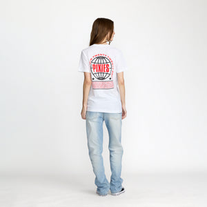 Pixies International 2024 Tour Tee front print on model; official Pixies merch by TSURT