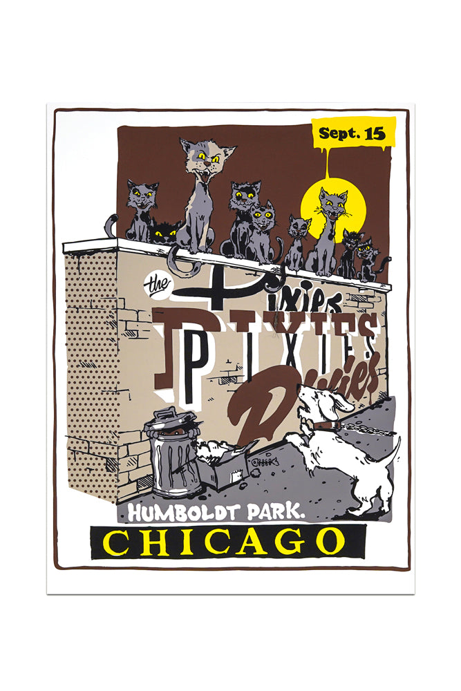 Pixies 9/15/13 Chicago Event Poster