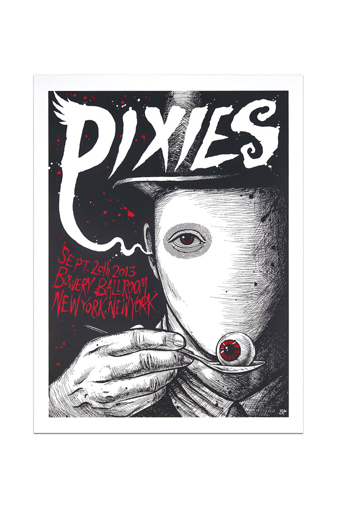 Pixies 9/20/13 New York Event Poster