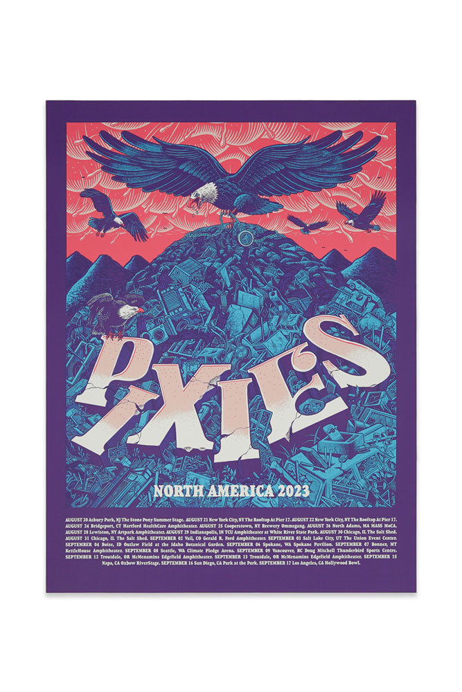 Pixies | 2023 US Leg 3 Tour Poster - Pixies Official Store
