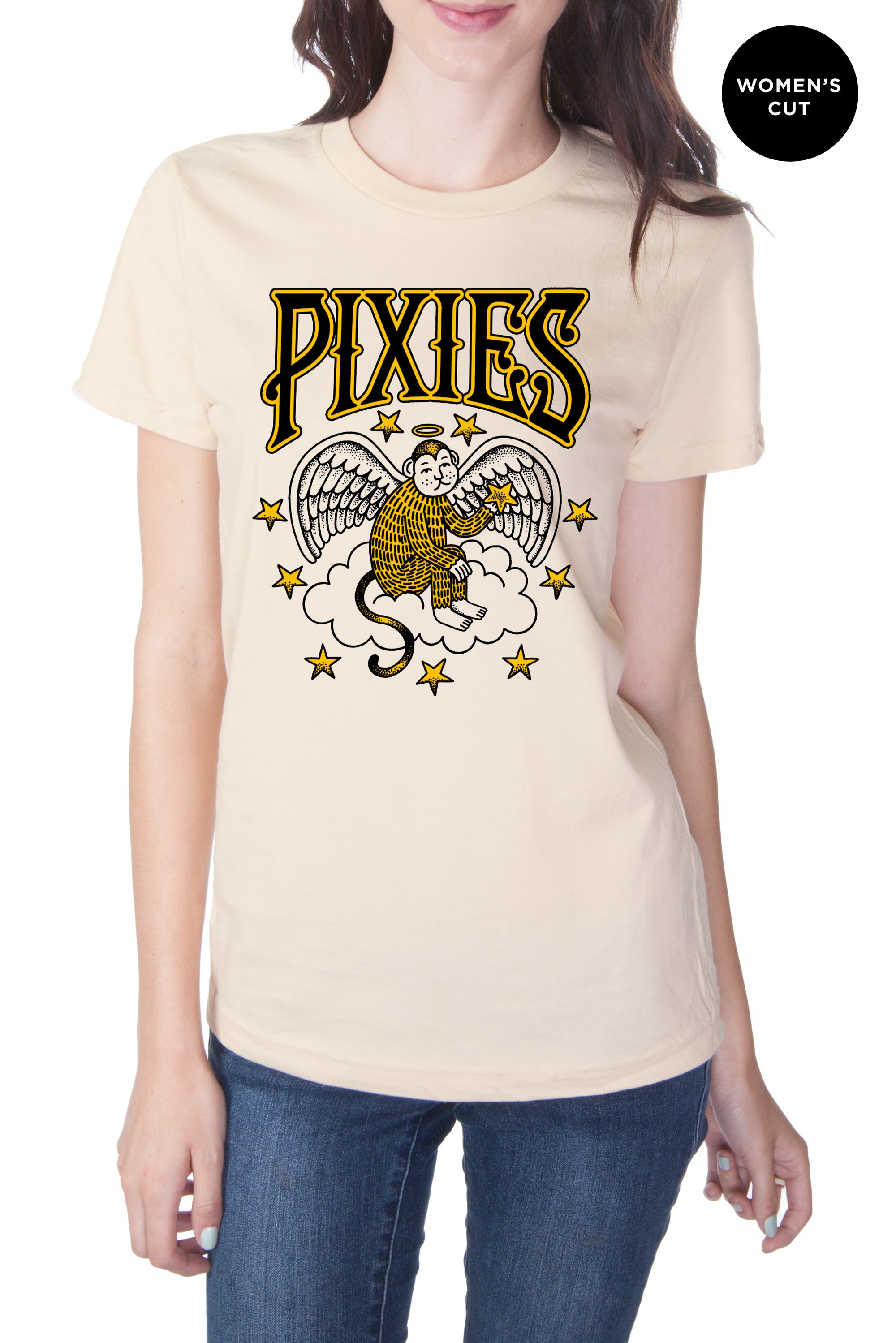 Pixies Cloud Monkey Tour Tee Front
