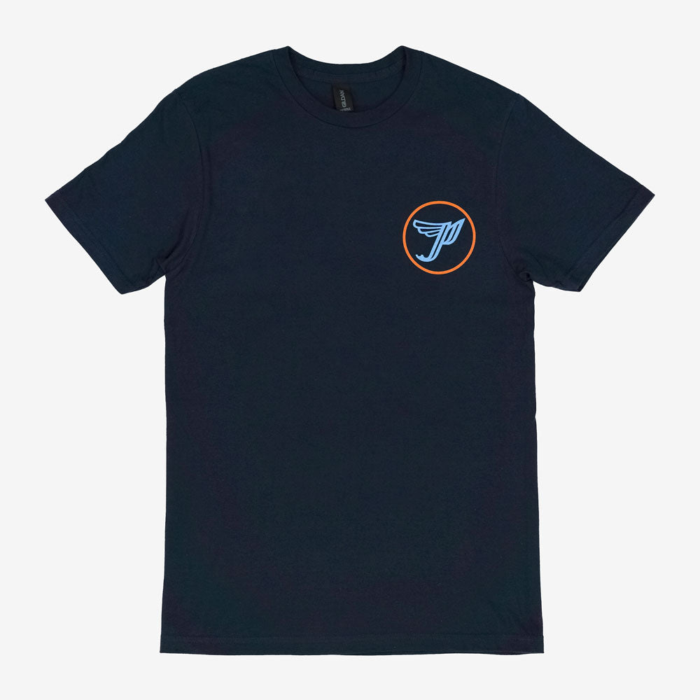Pixies Arch P Tee Navy Front