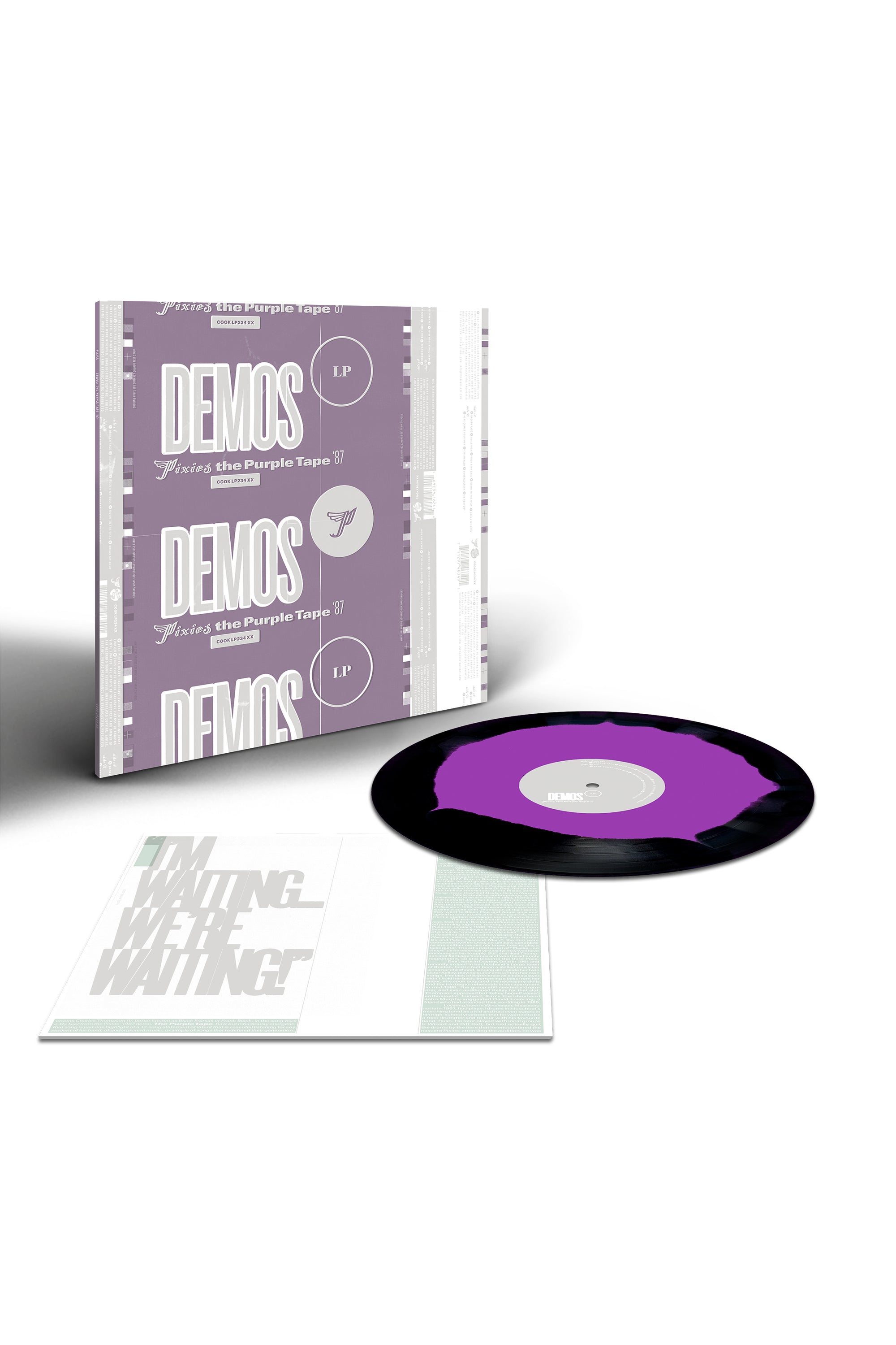 Demos Purple and Black Vinyl LP