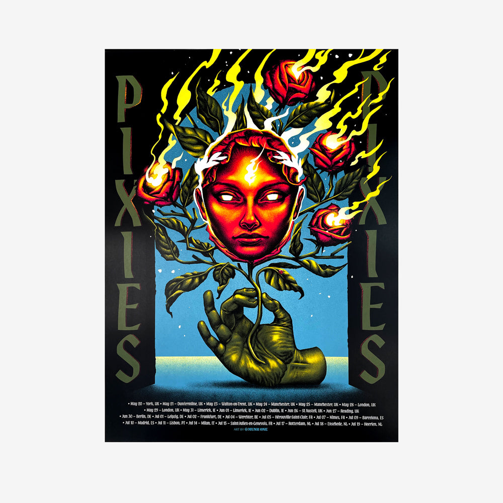 Pixies - 2026 European Tour Poster | Official TSURT Merch - Pixies
