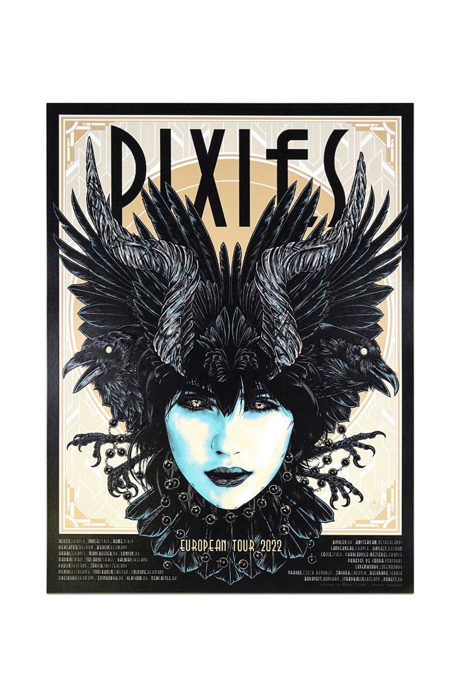 Pixies 2022 Europe Tour Poster