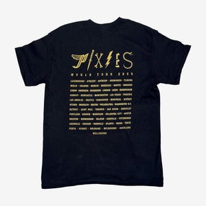 Pixies Glyphs 2025 Tour Tee Back