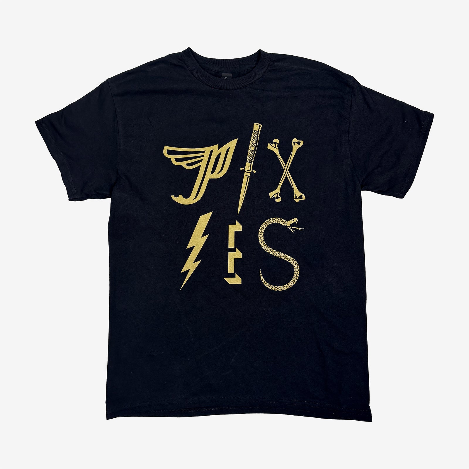Pixies Glyphs 2025 Tour Tee Front