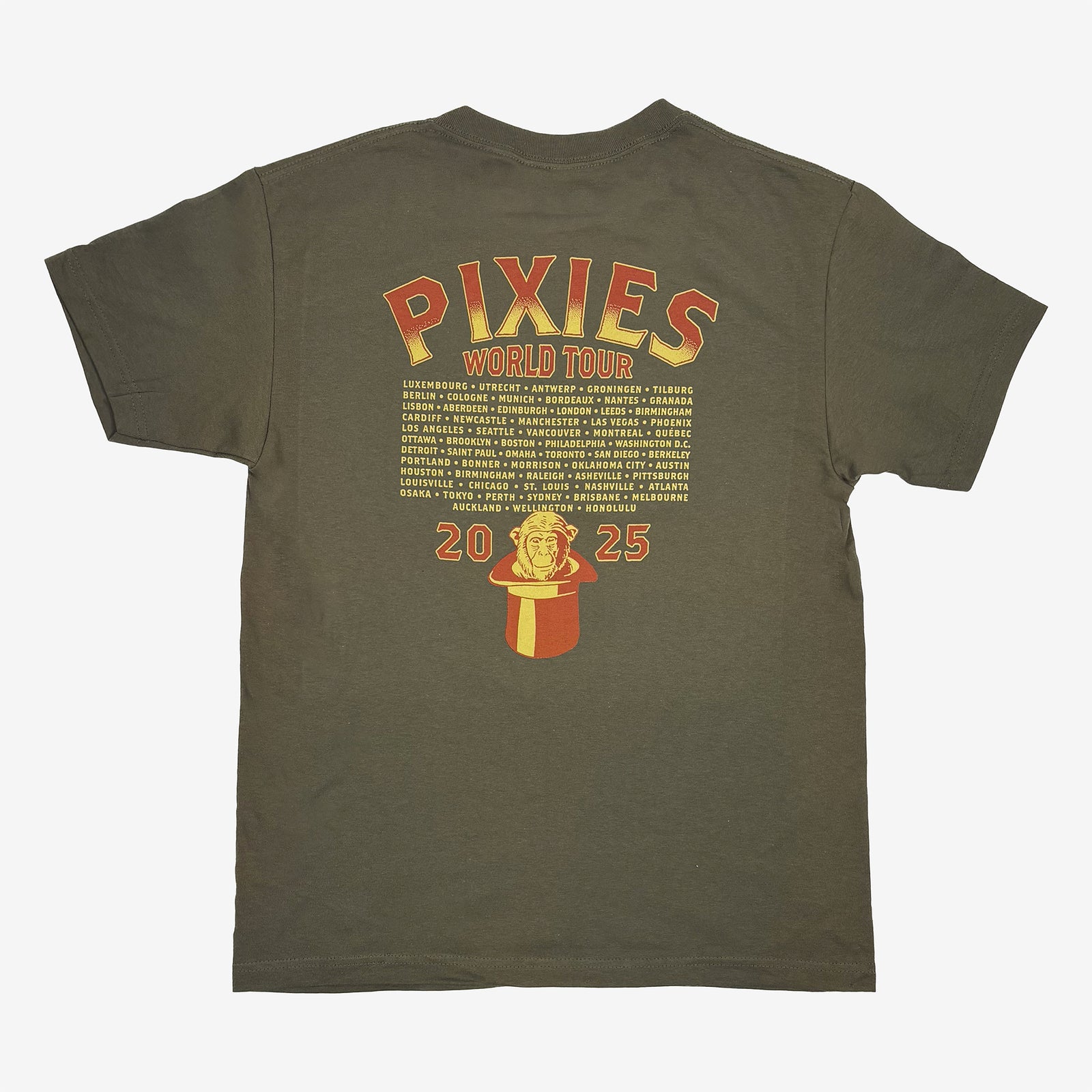 Pixies Joker Tour Tee Front