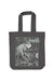 Pixies Monkey Grid tote charcoal