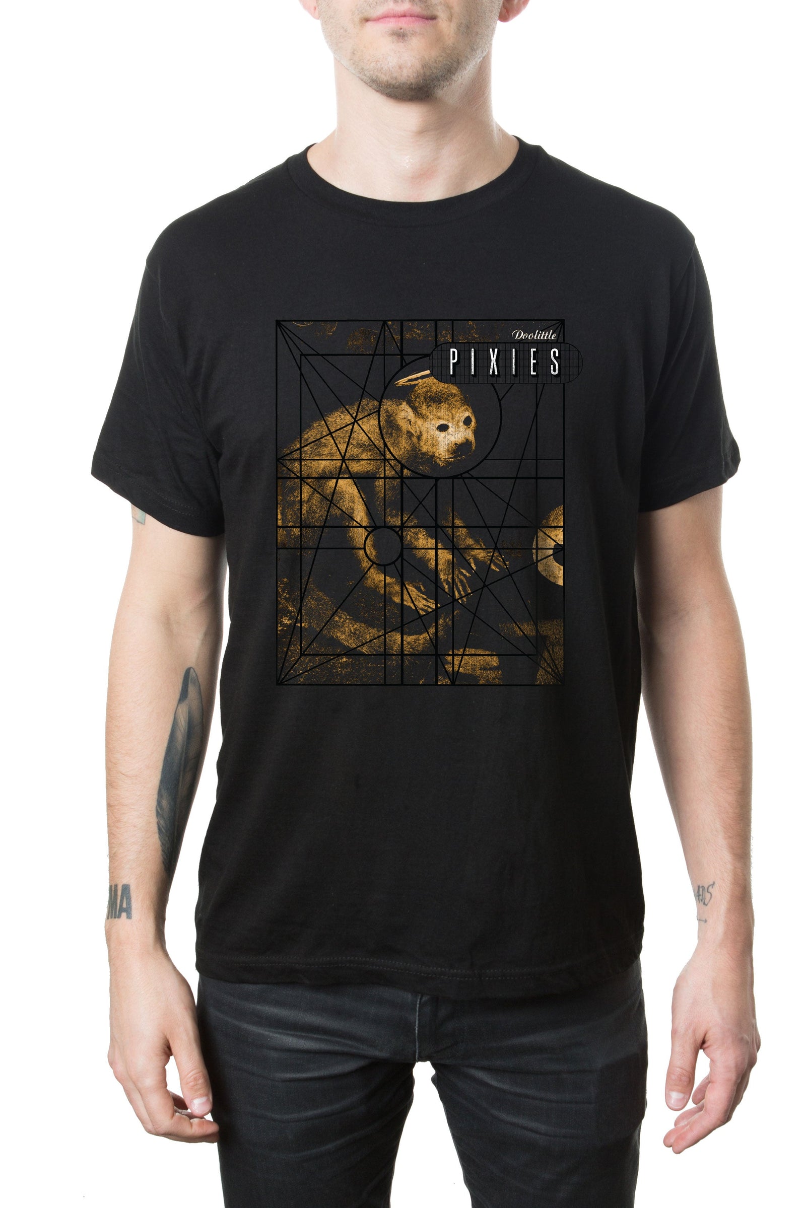 Pixies Vintage Grid 2023 Tour Tee Black