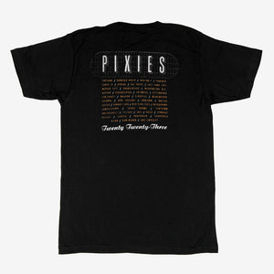 Pixies Vintage Grid 2023 Tour Tee Back