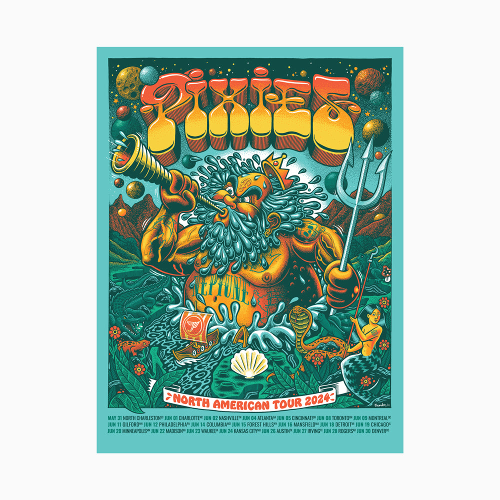 Pixies 2024 North America Tour Poster