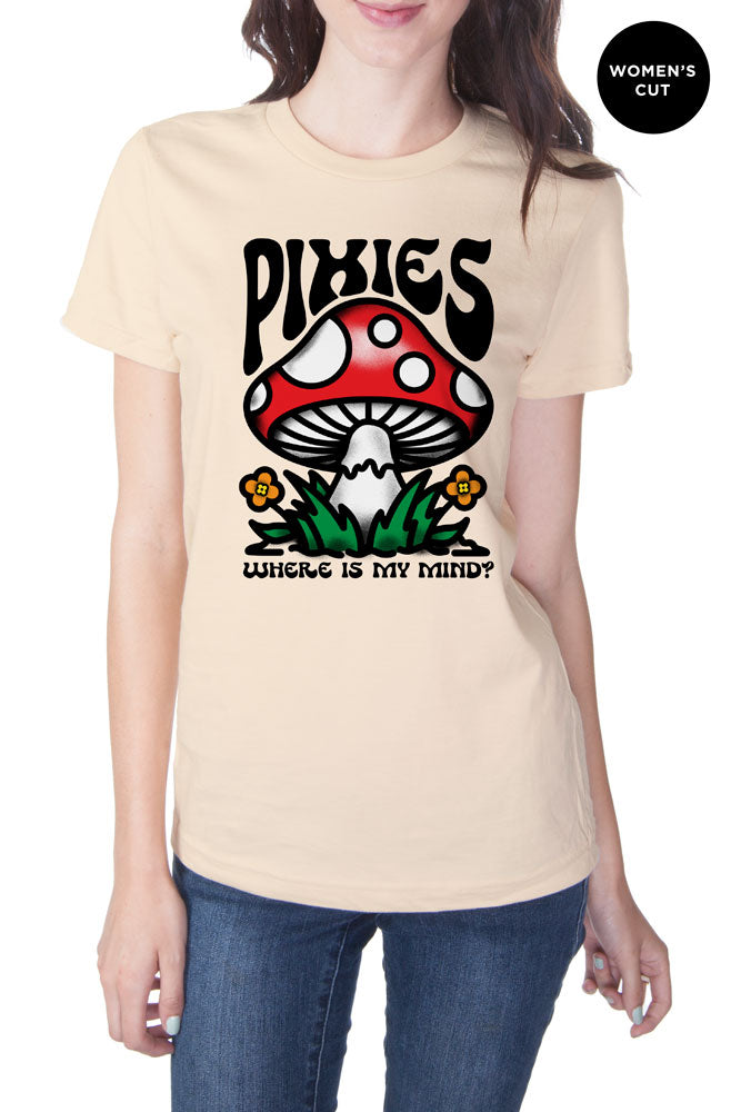 Pixies Mind Shroom Women's Tee - Natural
