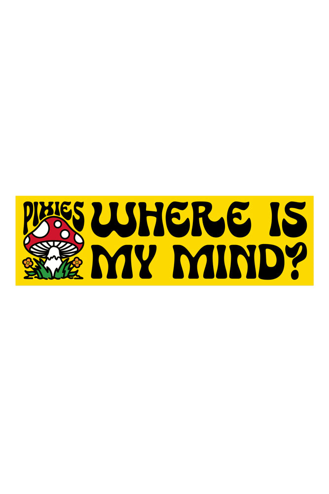 Pixies Mind Shroom Bumper Sticker
